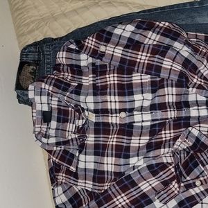 Gap plaid and Buffalo 🐃 jeans